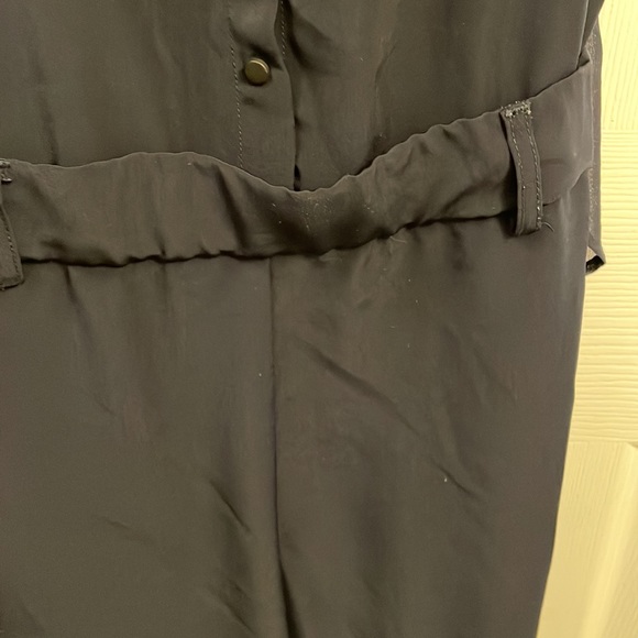 Coo copine jumper. Navy. Size small. Back is sheer. Belt loops. Beautiful - Picture 5 of 6